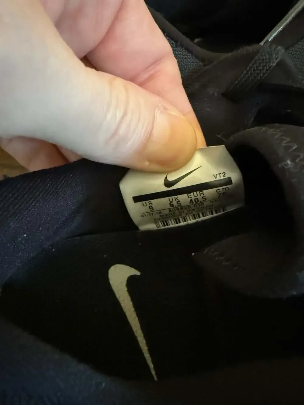 Nike Odyssey React Triple Black Running Shoes AO9820-010